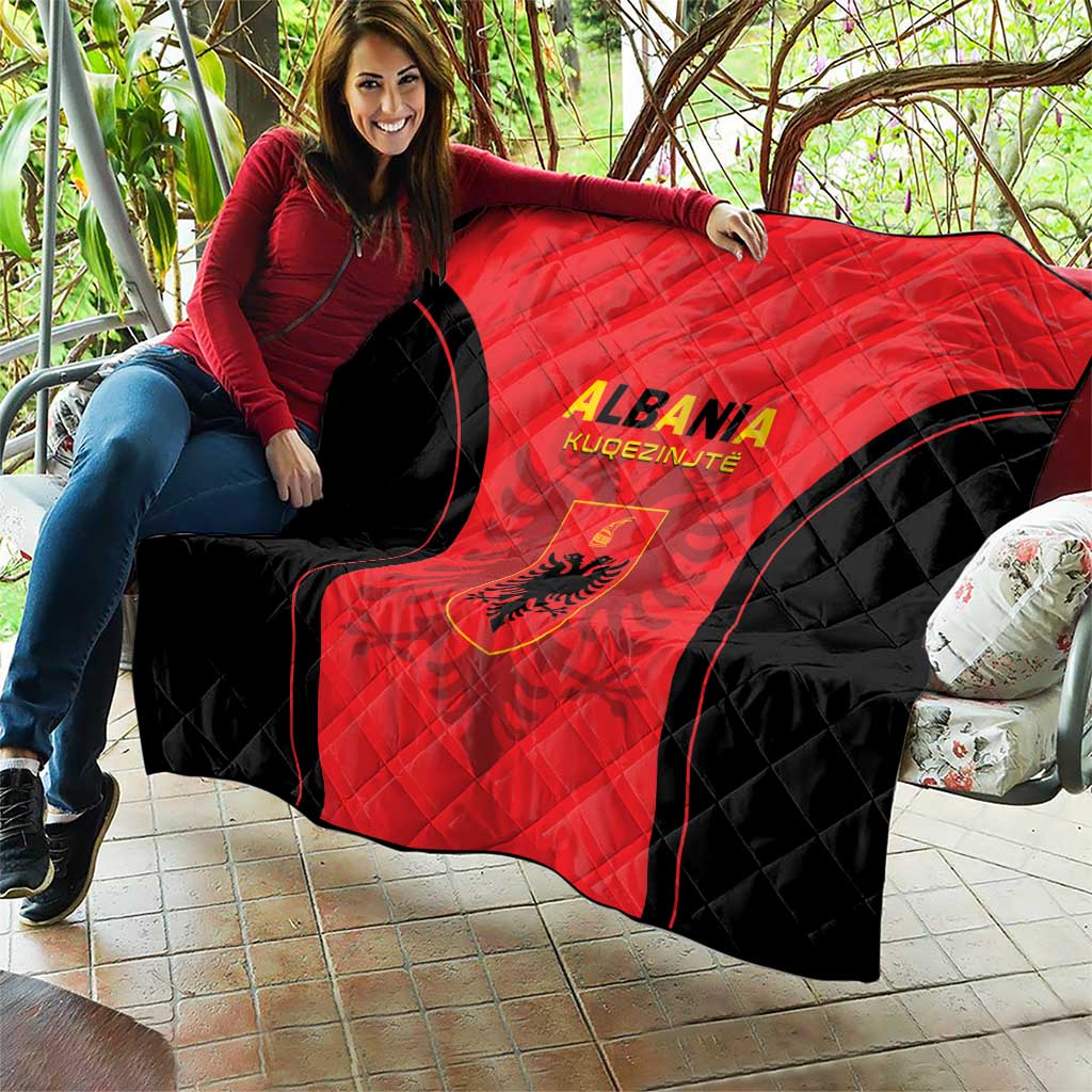 Albania 2024 Football Quilt Come On Kuqezinjte - Wonder Print Shop