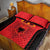 Albania 2024 Football Quilt Bed Set Come On Kuqezinjte - Wonder Print Shop