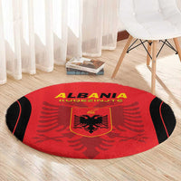 Albania 2024 Football Round Carpet Come On Kuqezinjte
