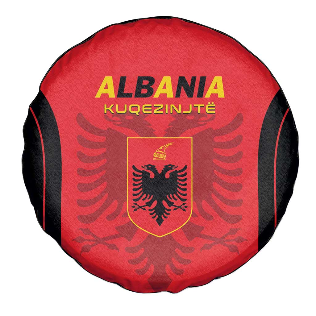 Albania 2024 Football Spare Tire Cover Come On Kuqezinjte - Wonder Print Shop