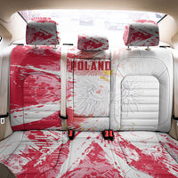 Poland 2024 Football Back Car Seat Cover Orly Go Champions - Wonder Print Shop