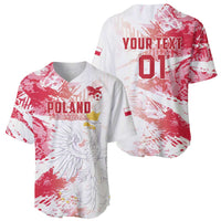 Custom Poland 2024 Football Baseball Jersey Orly Go Champions - Wonder Print Shop