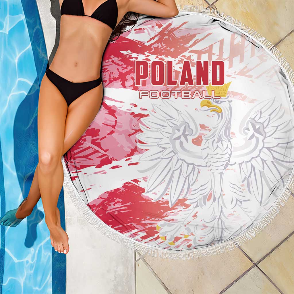 Poland 2024 Football Beach Blanket Orly Go Champions - Wonder Print Shop