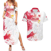Custom Poland 2024 Football Couples Matching Summer Maxi Dress and Hawaiian Shirt Orly Go Champions - Wonder Print Shop