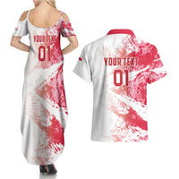 Custom Poland 2024 Football Couples Matching Summer Maxi Dress and Hawaiian Shirt Orly Go Champions - Wonder Print Shop