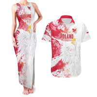 Custom Poland 2024 Football Couples Matching Tank Maxi Dress and Hawaiian Shirt Orly Go Champions - Wonder Print Shop