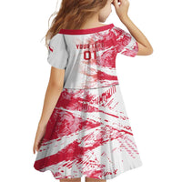 Custom Poland 2024 Football Family Matching Short Sleeve Bodycon Dress and Hawaiian Shirt Orly Go Champions - Wonder Print Shop