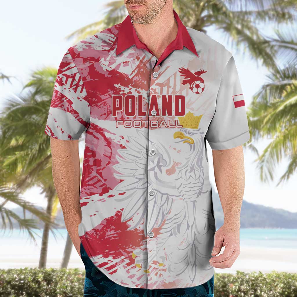 Custom Poland 2024 Football Hawaiian Shirt Orly Go Champions - Wonder Print Shop