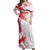 Custom Poland 2024 Football Off Shoulder Maxi Dress Orly Go Champions - Wonder Print Shop