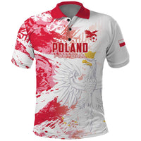 Custom Poland 2024 Football Polo Shirt Orly Go Champions - Wonder Print Shop