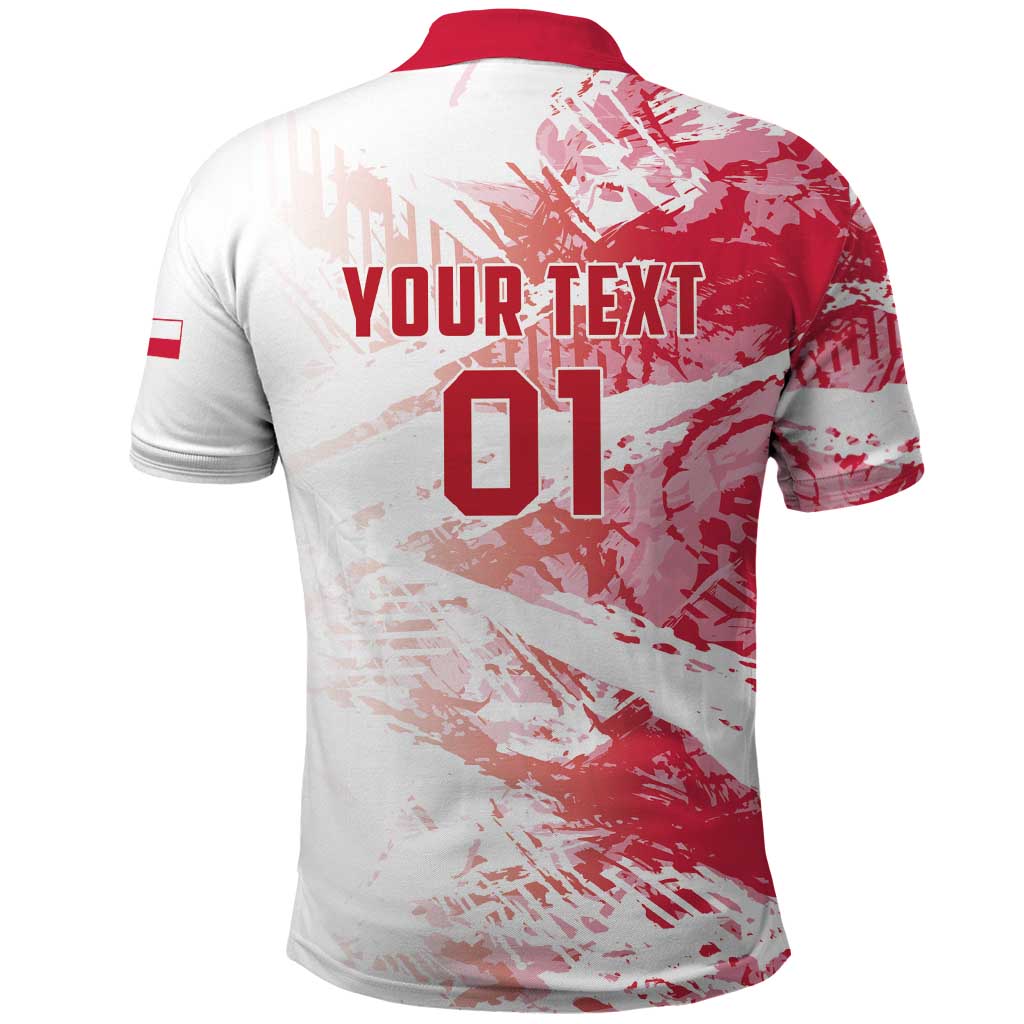 Custom Poland 2024 Football Polo Shirt Orly Go Champions - Wonder Print Shop
