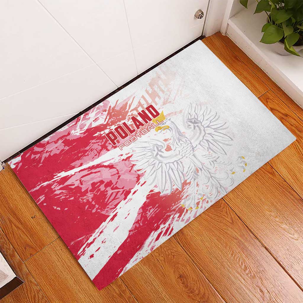Poland 2024 Football Rubber Doormat Orly Go Champions - Wonder Print Shop