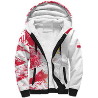 Custom Poland 2024 Football Sherpa Hoodie Orly Go Champions - Wonder Print Shop