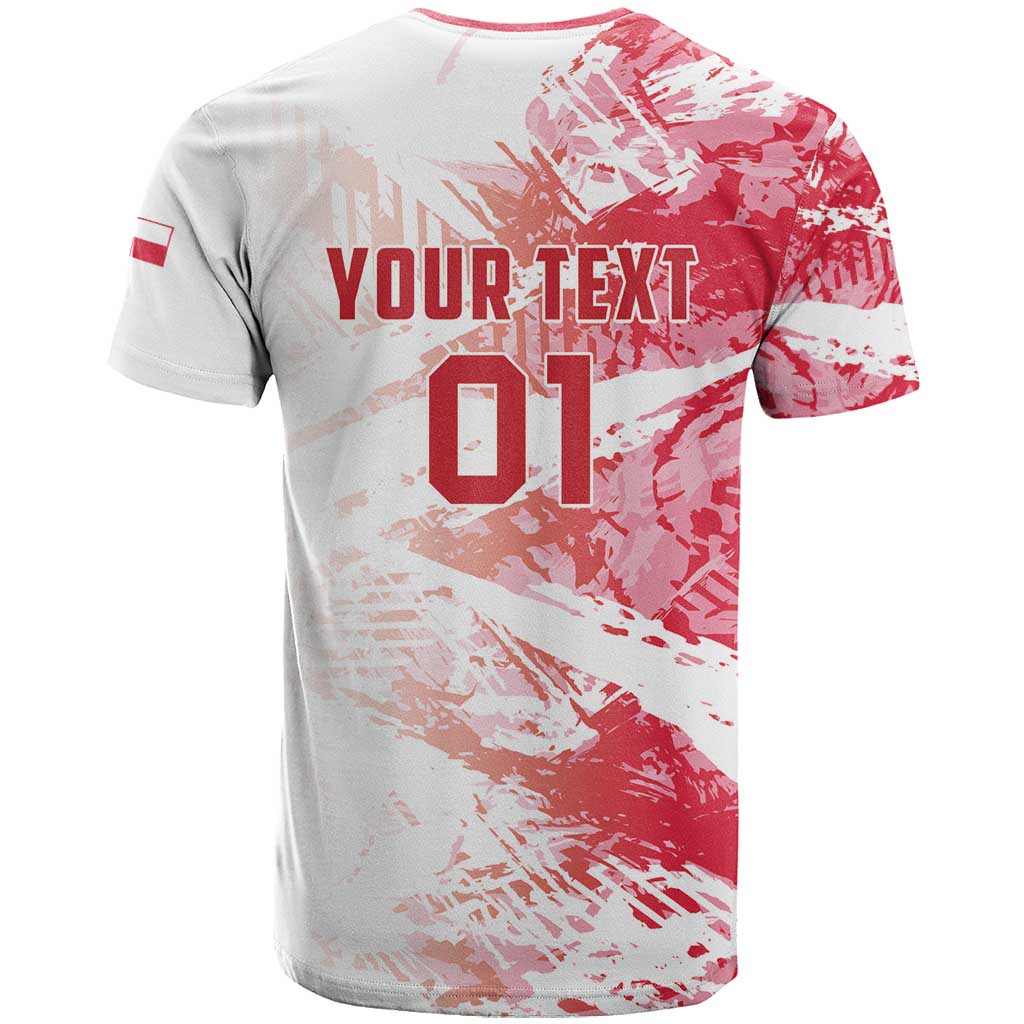 Custom Poland 2024 Football T Shirt Orly Go Champions - Wonder Print Shop