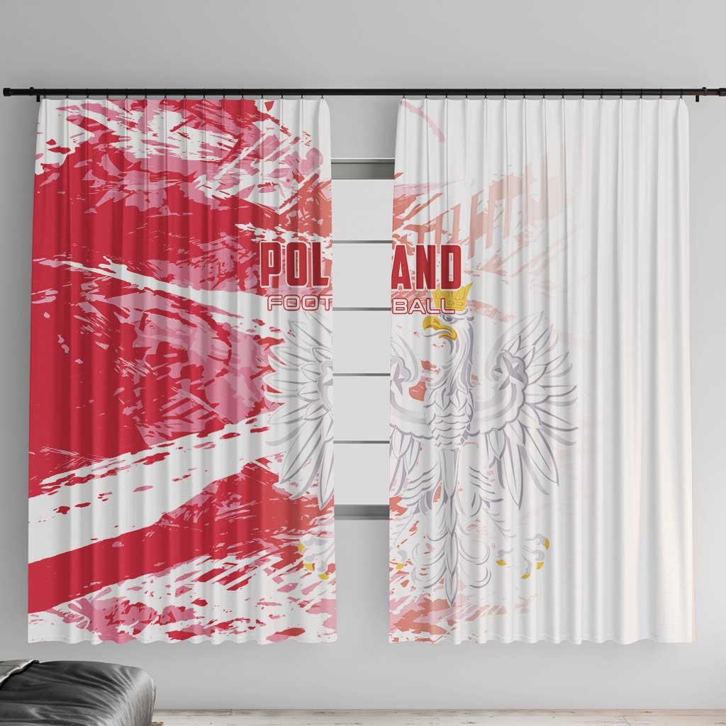 Poland 2024 Football Window Curtain Orly Go Champions - Wonder Print Shop