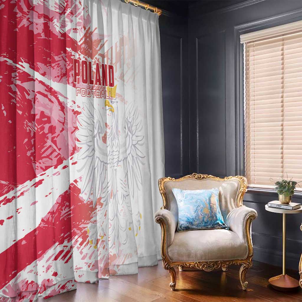 Poland 2024 Football Window Curtain Orly Go Champions - Wonder Print Shop