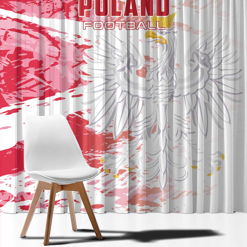 Poland 2024 Football Window Curtain Orly Go Champions - Wonder Print Shop