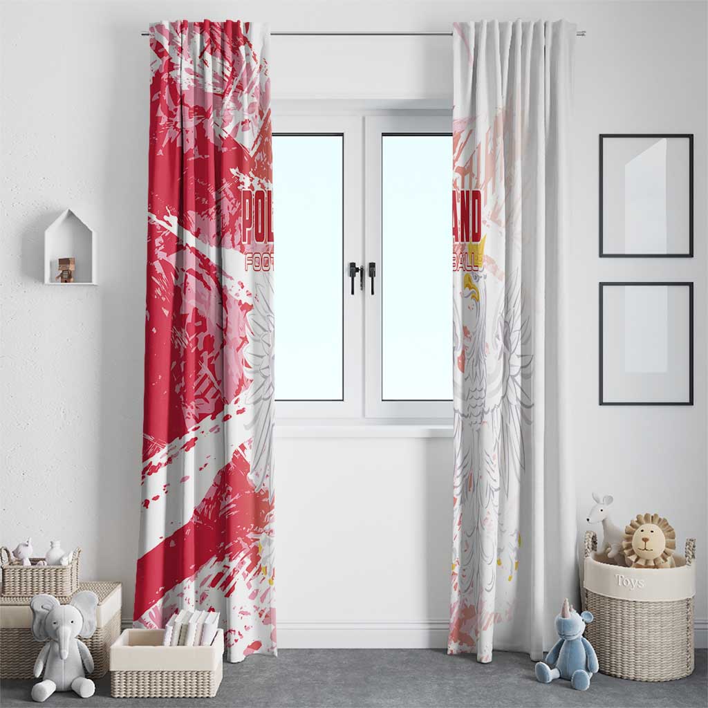 Poland 2024 Football Window Curtain Orly Go Champions - Wonder Print Shop