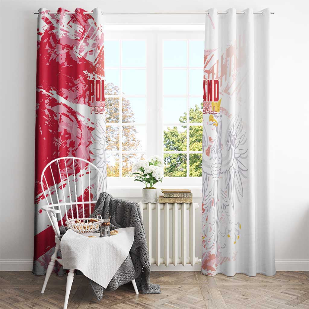 Poland 2024 Football Window Curtain Orly Go Champions - Wonder Print Shop
