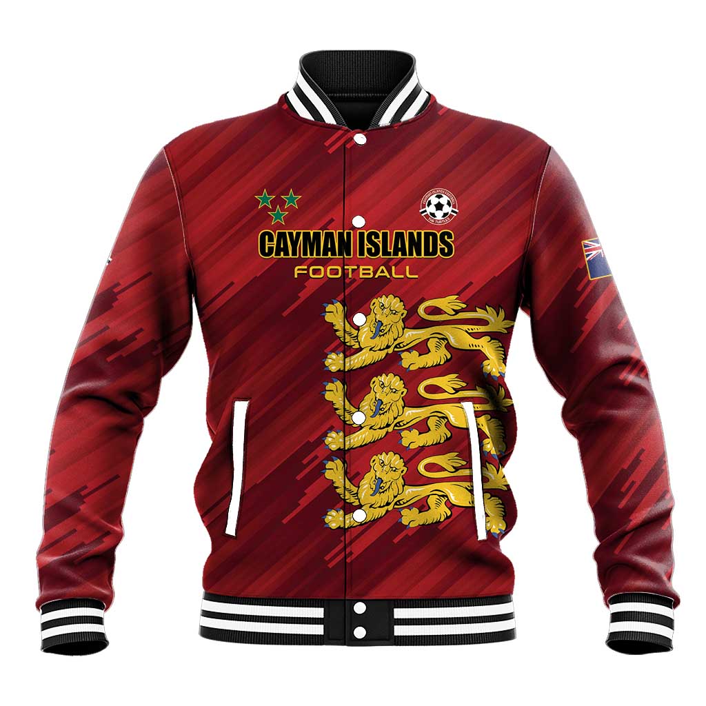 Custom Football Cayman Islands Baseball Jacket The Turtles Come On - Wonder Print Shop