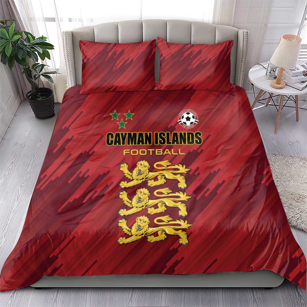 Football Cayman Islands Bedding Set The Turtles Come On - Wonder Print Shop