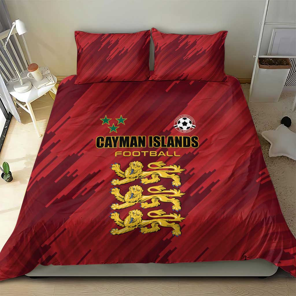 Football Cayman Islands Bedding Set The Turtles Come On - Wonder Print Shop