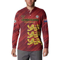 Custom Football Cayman Islands Button Sweatshirt The Turtles Come On - Wonder Print Shop