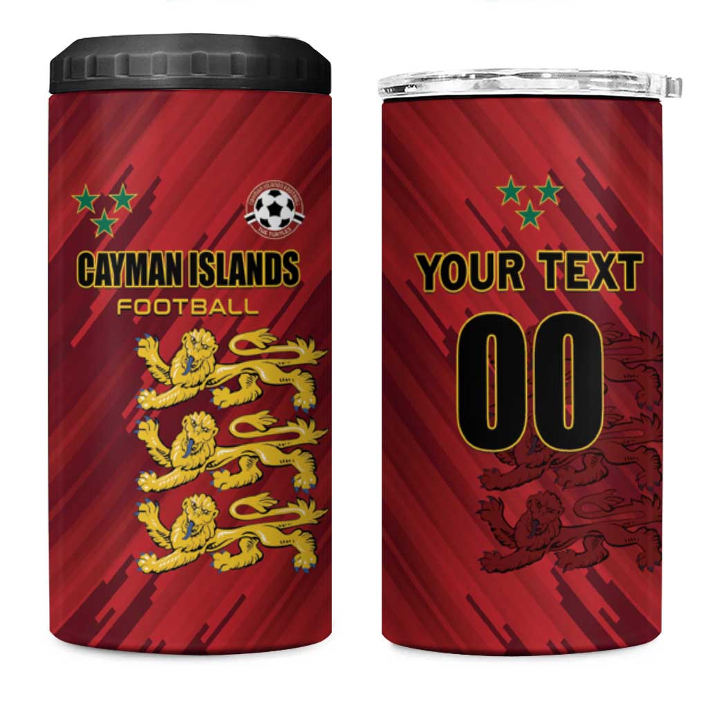 Custom Football Cayman Islands 4 in 1 Can Cooler Tumbler The Turtles Come On - Wonder Print Shop