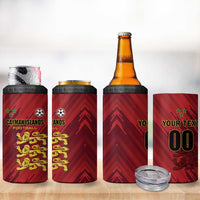 Custom Football Cayman Islands 4 in 1 Can Cooler Tumbler The Turtles Come On - Wonder Print Shop