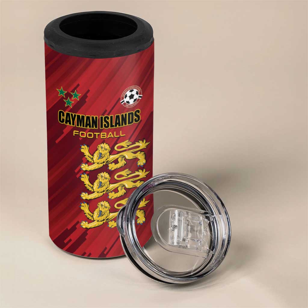 Custom Football Cayman Islands 4 in 1 Can Cooler Tumbler The Turtles Come On - Wonder Print Shop