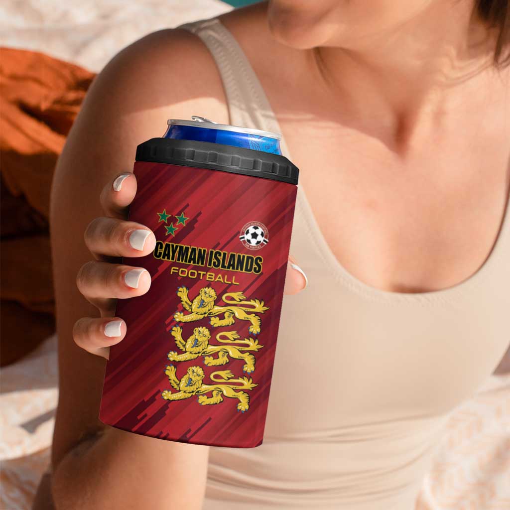 Custom Football Cayman Islands 4 in 1 Can Cooler Tumbler The Turtles Come On - Wonder Print Shop