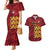 Custom Football Cayman Islands Couples Matching Mermaid Dress and Hawaiian Shirt The Turtles Come On - Wonder Print Shop