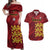 Custom Football Cayman Islands Couples Matching Off Shoulder Maxi Dress and Hawaiian Shirt The Turtles Come On - Wonder Print Shop