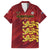 Custom Football Cayman Islands Family Matching Off The Shoulder Long Sleeve Dress and Hawaiian Shirt The Turtles Come On - Wonder Print Shop
