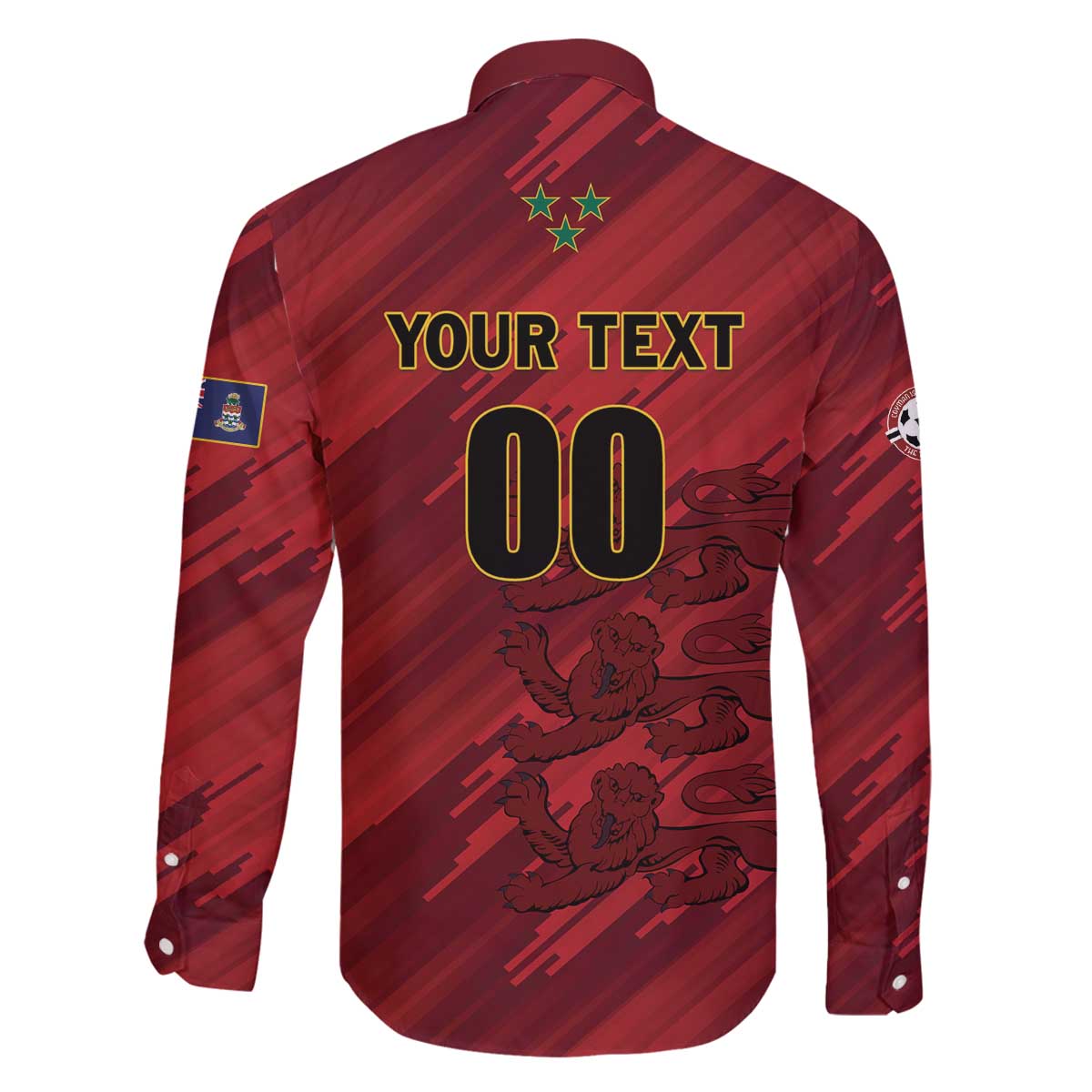 Custom Football Cayman Islands Family Matching Off The Shoulder Long Sleeve Dress and Hawaiian Shirt The Turtles Come On - Wonder Print Shop