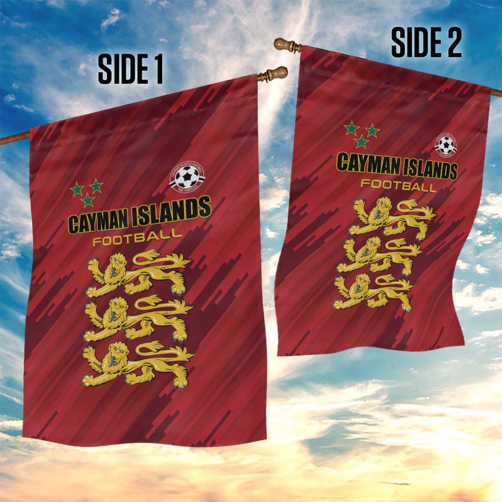 Football Cayman Islands Garden Flag The Turtles Come On - Wonder Print Shop