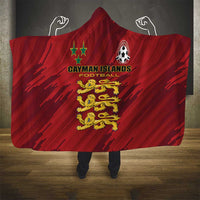 Football Cayman Islands Hooded Blanket The Turtles Come On - Wonder Print Shop