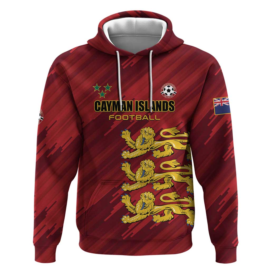 Custom Football Cayman Islands Hoodie The Turtles Come On - Wonder Print Shop