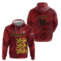Custom Football Cayman Islands Hoodie The Turtles Come On - Wonder Print Shop