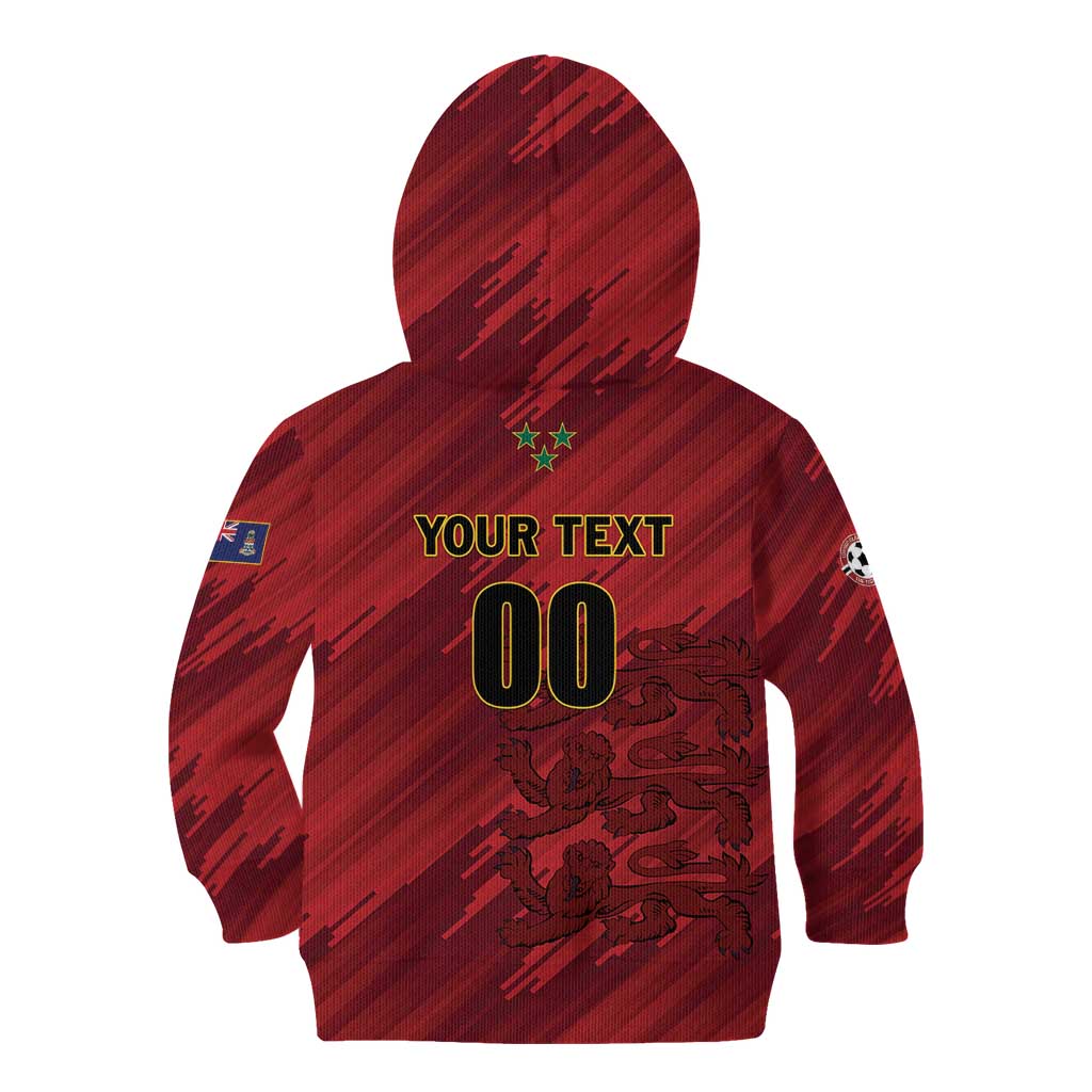 Custom Football Cayman Islands Kid Hoodie The Turtles Come On - Wonder Print Shop