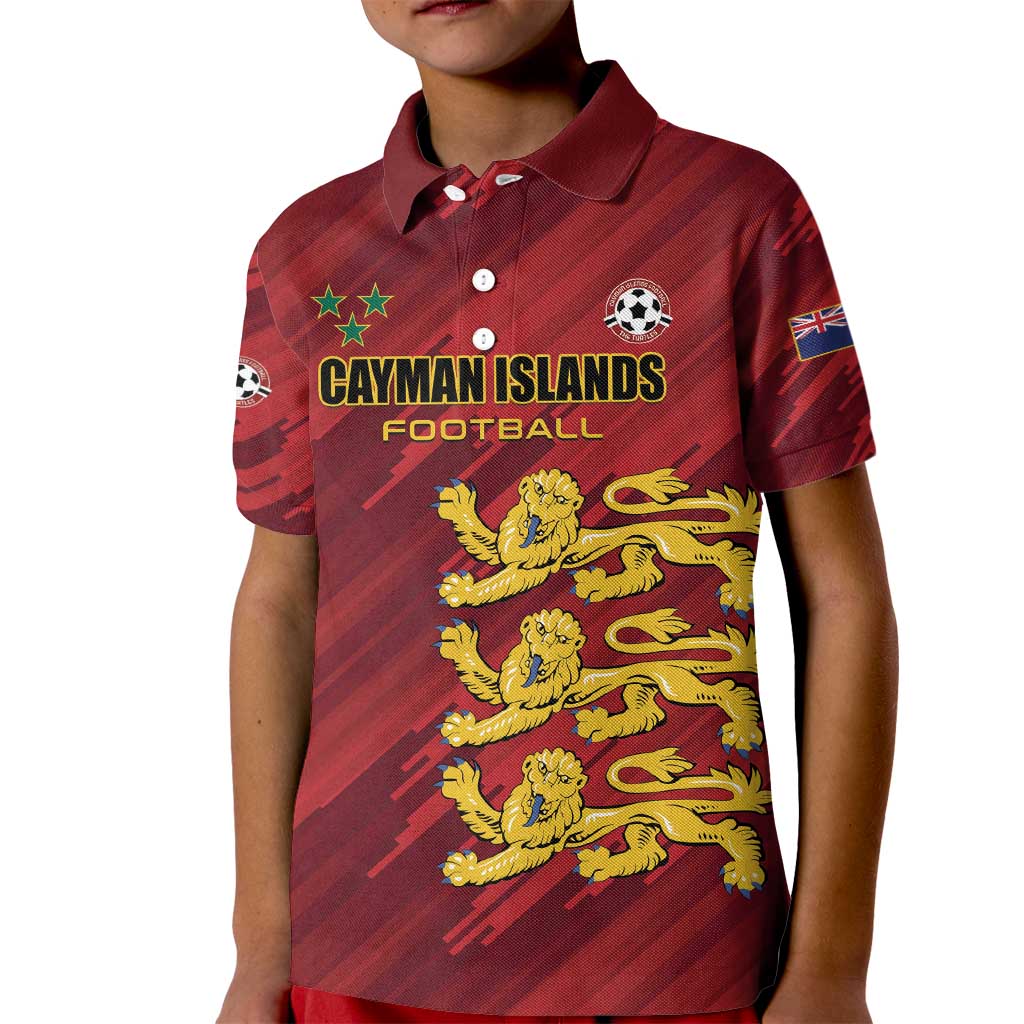 Custom Football Cayman Islands Kid Polo Shirt The Turtles Come On - Wonder Print Shop