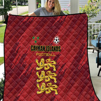 Football Cayman Islands Quilt The Turtles Come On - Wonder Print Shop