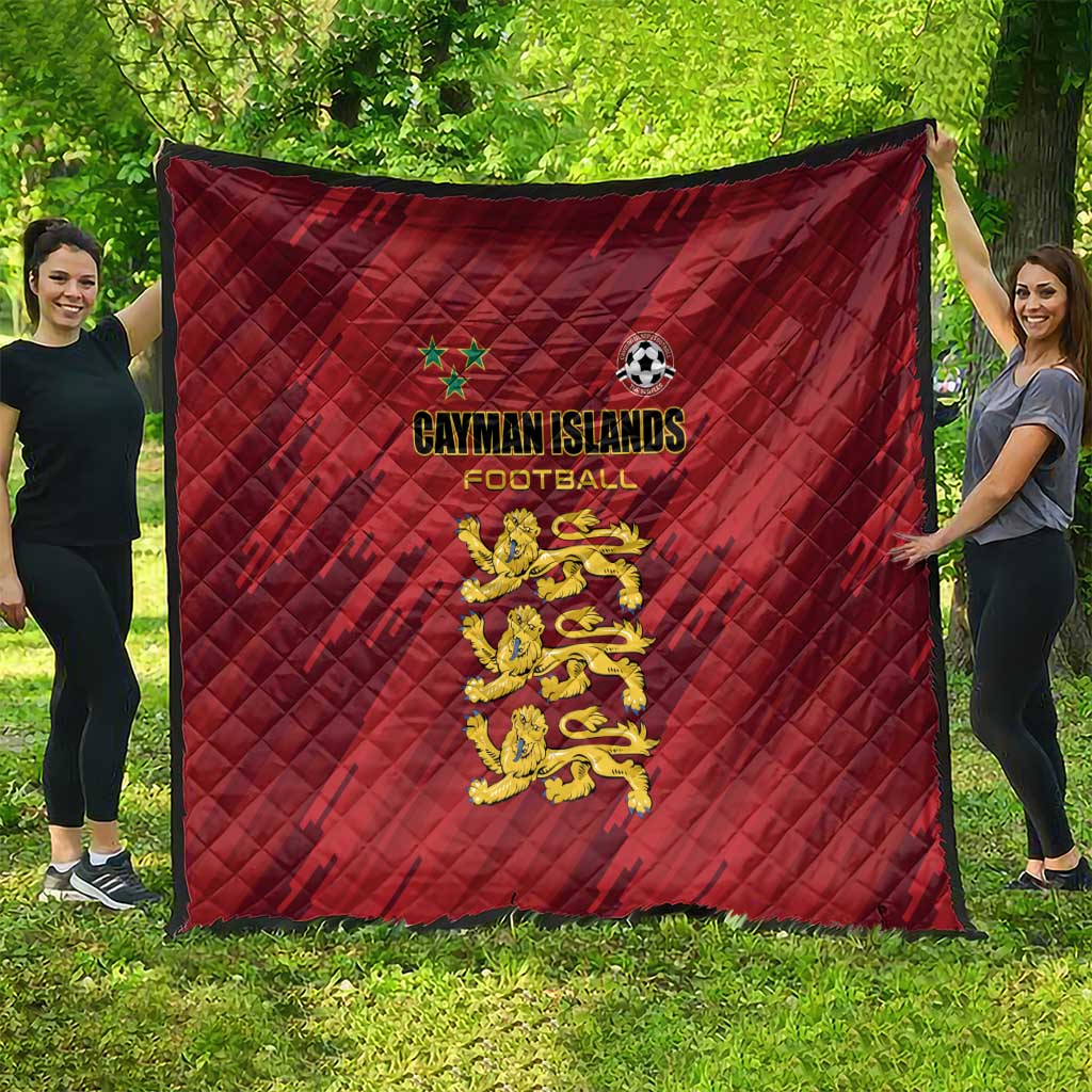 Football Cayman Islands Quilt The Turtles Come On - Wonder Print Shop