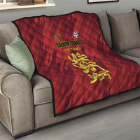 Football Cayman Islands Quilt The Turtles Come On - Wonder Print Shop