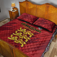 Football Cayman Islands Quilt Bed Set The Turtles Come On - Wonder Print Shop