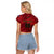 Custom Football Cayman Islands Raglan Cropped T Shirt The Turtles Come On - Wonder Print Shop