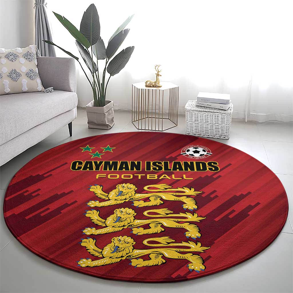 Football Cayman Islands Round Carpet The Turtles Come On - Wonder Print Shop