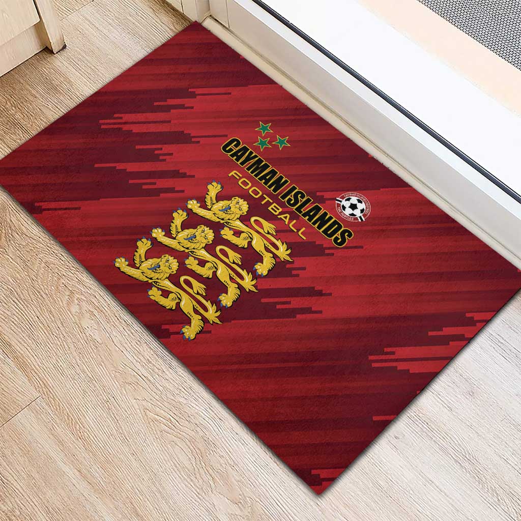 Football Cayman Islands Rubber Doormat The Turtles Come On - Wonder Print Shop
