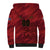Custom Football Cayman Islands Sherpa Hoodie The Turtles Come On - Wonder Print Shop