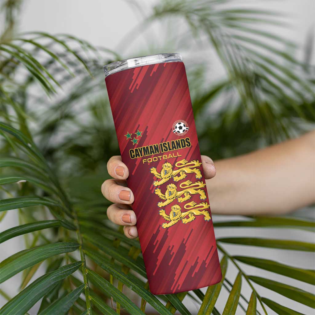Custom Football Cayman Islands Skinny Tumbler The Turtles Come On - Wonder Print Shop